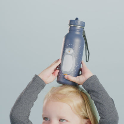 BOTELLA DE ACERO TRIXIE 500ML ·PINGÜINO·