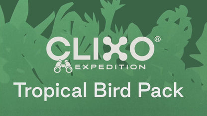 JUEGO DE CONSTRUCCIÓN MAGNÉTICO ·CLIXO TROPICAL BIRDS·