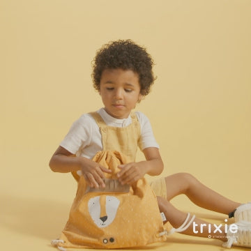 BOLSA SACO DE TELA INFANTIL TRIXIE ·LEÓN·