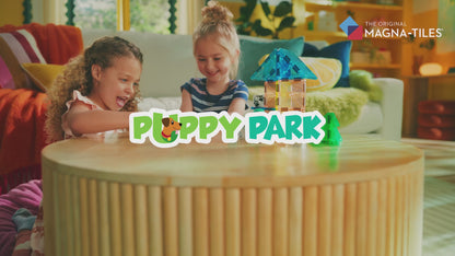 JUEGO MAGNÉTICO DE CONSTRUCCIÓN MAGNA-TILES ·PUPPY PARK 27 PIEZAS·
