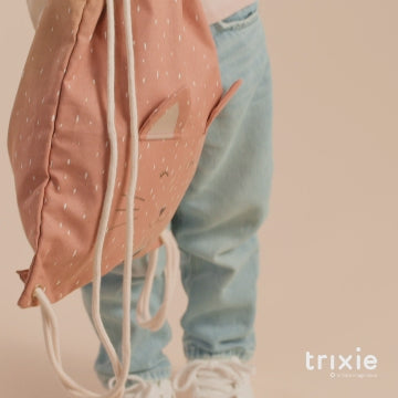 BOLSA SACO DE TELA INFANTIL TRIXIE ·GATO·
