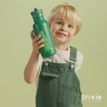 BOTELLA DE ACERO TRIXIE 500ML ·COCODRILO·
