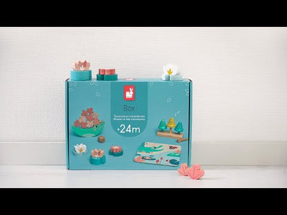 JUGUETE DE MADERA JANOD ·BOX REGALO 24 MESES·