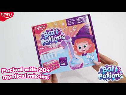 JUGUETE DE BAÑO ZIMPLIKIDS ·PACK DE POCIONES MÁGICAS·