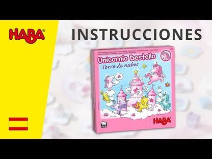 JUEGO DE MESA HABA ·UNICORNIO DESTELLO TORRE DE NUBES·