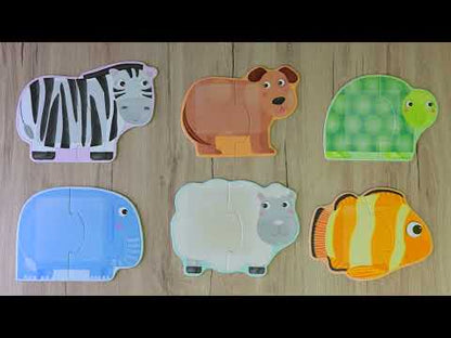 JUEGO EDUCATIVO ·TACTILE ANIMALS MONTESSORI·