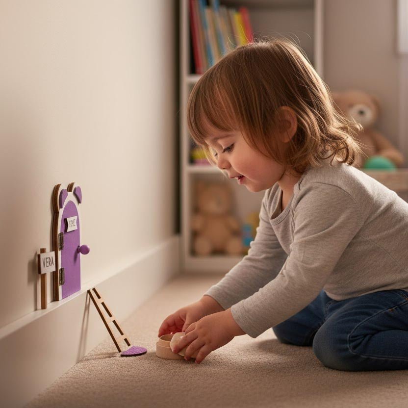 PUERTA RATONCITO PÉREZ ·LILA· - Happy Moments Baby