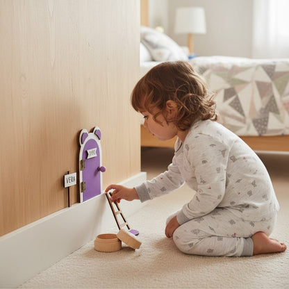 PUERTA RATONCITO PÉREZ ·LILA· - Happy Moments Baby