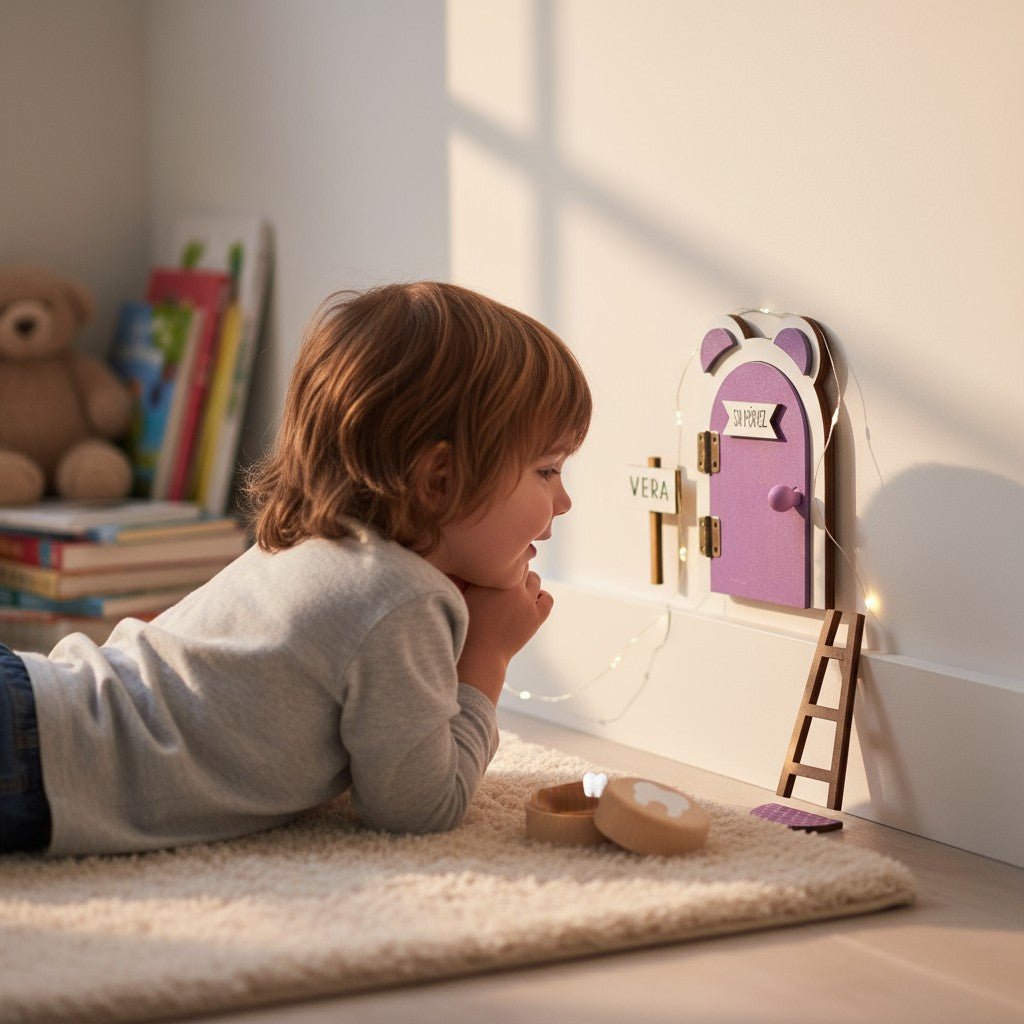 PUERTA RATONCITO PÉREZ ·LILA· - Happy Moments Baby