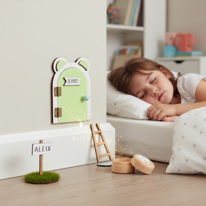 PUERTA RATONCITO PÉREZ ·VERDE· - Happy Moments Baby