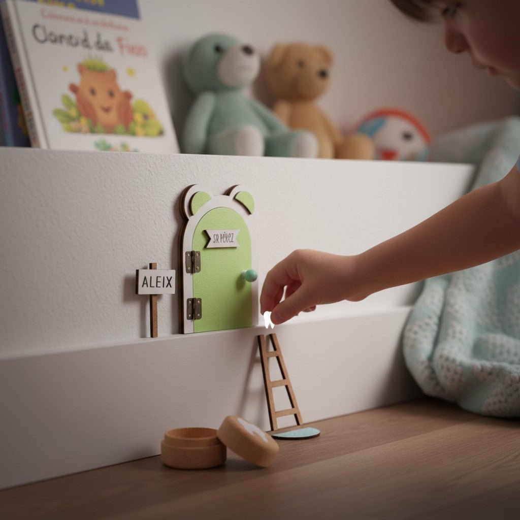 PUERTA RATONCITO PÉREZ ·VERDE· - Happy Moments Baby