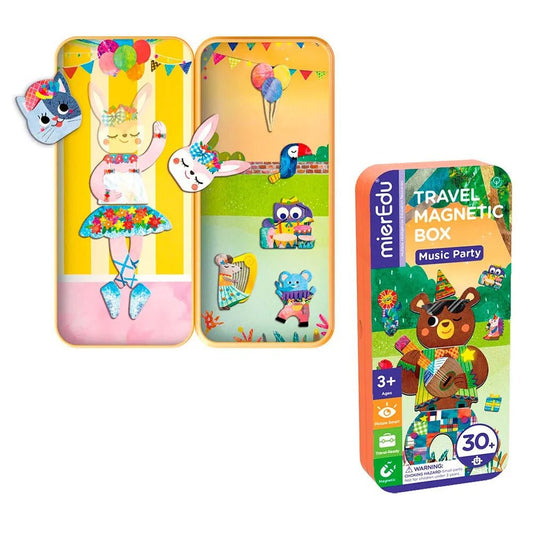 PUZLE MAGNÉTICO EN LATA ·CUENTOS Y FANTASÍA FIESTA DE MÚSICA· - Happy Moments Baby