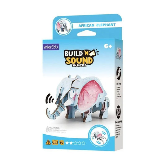 PUZZLE 3D CON SONIDO BUILD 'N' SOUND ·ELEPHANT· - Happy Moments Baby