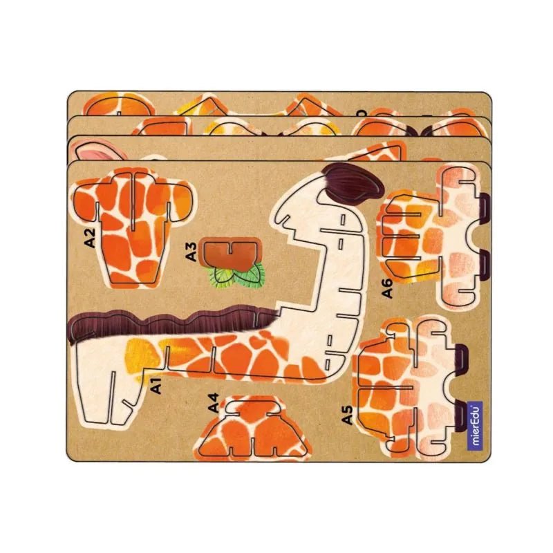 PUZZLE 3D CON SONIDO BUILD 'N' SOUND ·GIRAFFE· - Happy Moments Baby