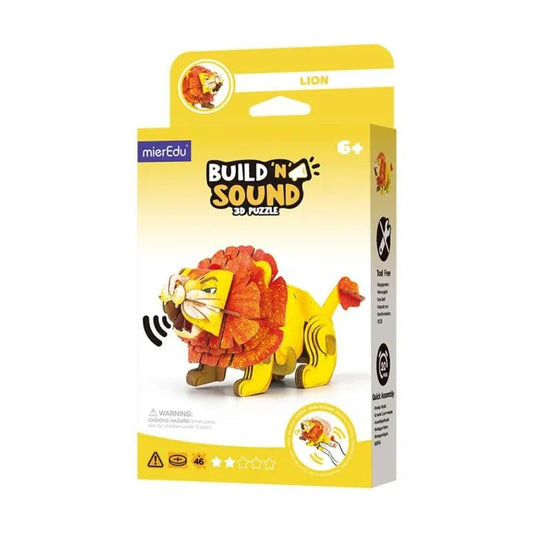 PUZZLE 3D CON SONIDO BUILD 'N' SOUND ·LION· - Happy Moments Baby