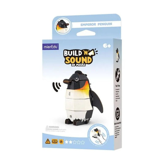 PUZZLE 3D CON SONIDO BUILD 'N' SOUND ·PENGUIN· - Happy Moments Baby