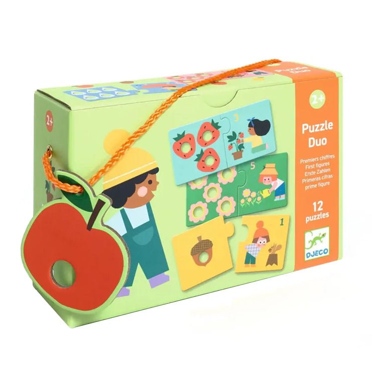 PUZZLE DJECO ·DÚO PRIMERAS CIFRAS· - Happy Moments Baby