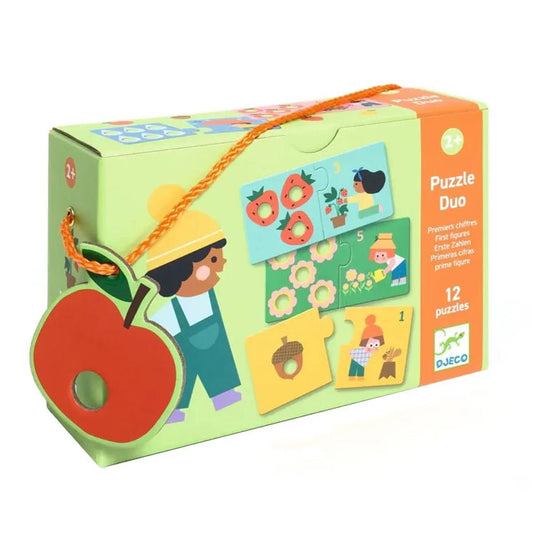 PUZZLE DJECO ·DÚO PRIMERAS CIFRAS· - Happy Moments Baby