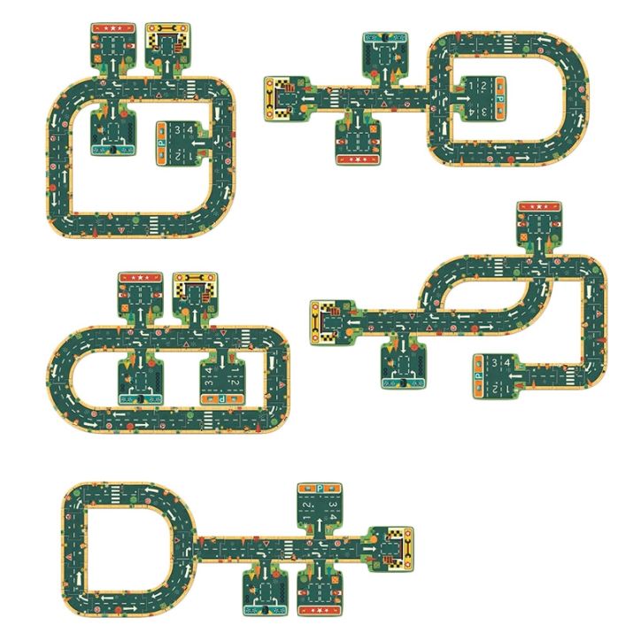 PUZZLE GIGANTE DJECO ·POP TO PLAY CARRETERAS· - Happy Moments Baby