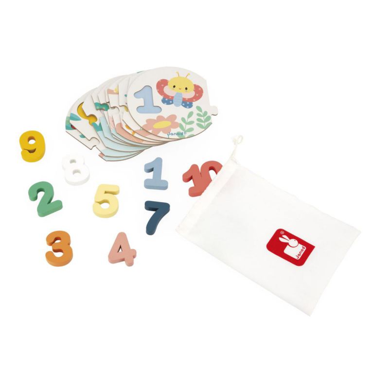 PUZZLE JANOD ·MIS PRIMEROS NÚMEROS· - Happy Moments Baby