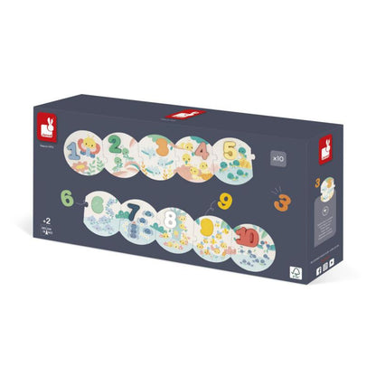 PUZZLE JANOD ·MIS PRIMEROS NÚMEROS· - Happy Moments Baby