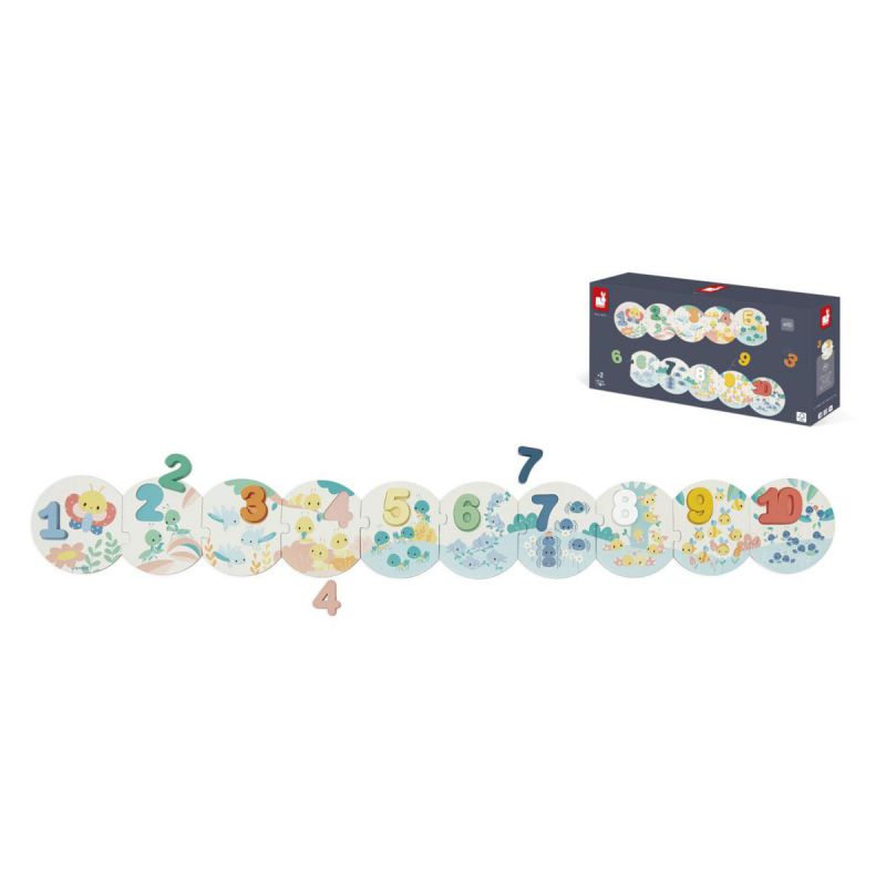 PUZZLE JANOD ·MIS PRIMEROS NÚMEROS· - Happy Moments Baby