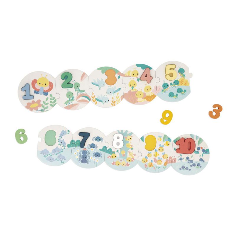 PUZZLE JANOD ·MIS PRIMEROS NÚMEROS· - Happy Moments Baby