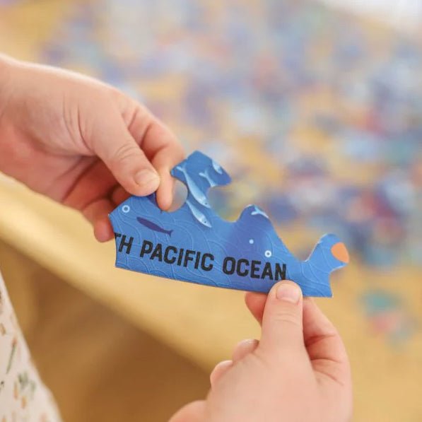 PUZZLE + LIBRO EDUCATIVO ·EL MAR· - Happy Moments Baby