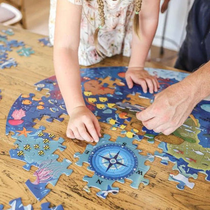 PUZZLE + LIBRO EDUCATIVO ·EL MAR· - Happy Moments Baby