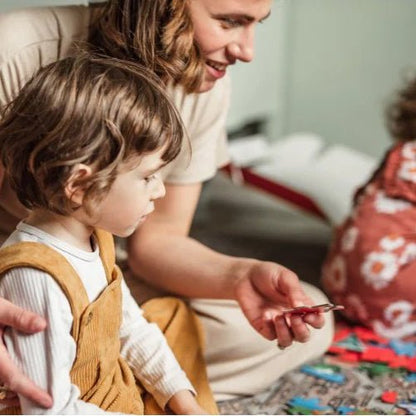 PUZZLE + LIBRO EDUCATIVO ·MONUMENTOS DEL MUNDO· - Happy Moments Baby