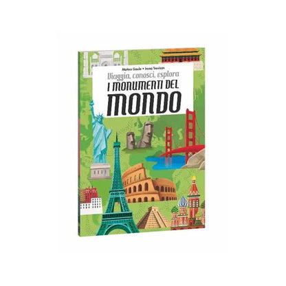 PUZZLE + LIBRO EDUCATIVO ·MONUMENTOS DEL MUNDO· - Happy Moments Baby