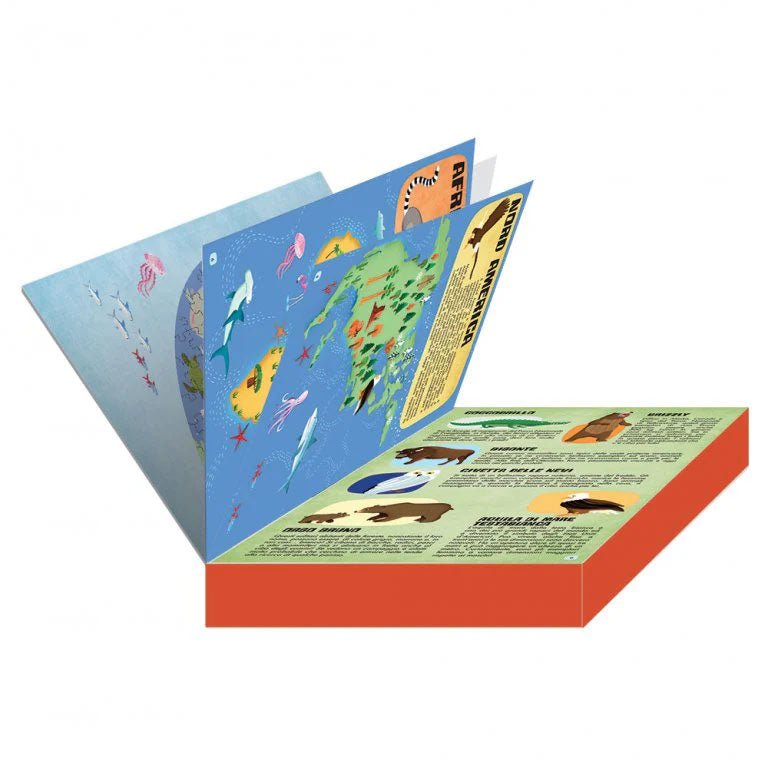 PUZZLE + LLIBRE: EL MÓN DELS ANIMALS - Happy Moments Baby