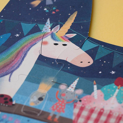 PUZZLE LONDJI 5 PUZZLES ·HAPPY BIRTHDAY MY LITTLE UNICORN· - Happy Moments Baby