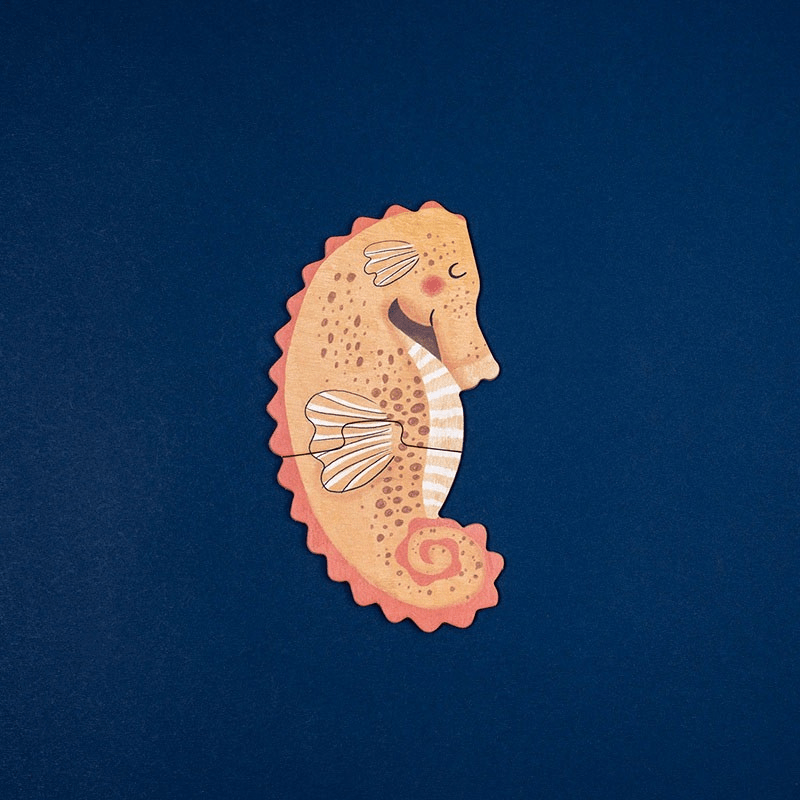 PUZZLE LONDJI 7 PUZZLES REVERSIBLES ·BLUE· - Happy Moments Baby