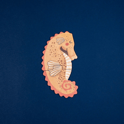 PUZZLE LONDJI 7 PUZZLES REVERSIBLES ·BLUE· - Happy Moments Baby