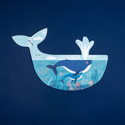 PUZZLE LONDJI 7 PUZZLES REVERSIBLES ·BLUE· - Happy Moments Baby