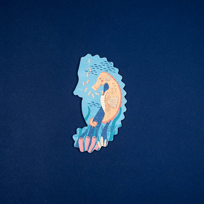 PUZZLE LONDJI 7 PUZZLES REVERSIBLES ·BLUE· - Happy Moments Baby