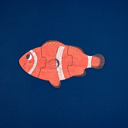 PUZZLE LONDJI 7 PUZZLES REVERSIBLES ·BLUE· - Happy Moments Baby