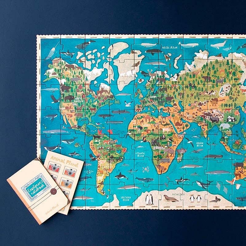 PUZZLE LONDJI ·ANIMAL PLANET 70 PIEZAS· - Happy Moments Baby