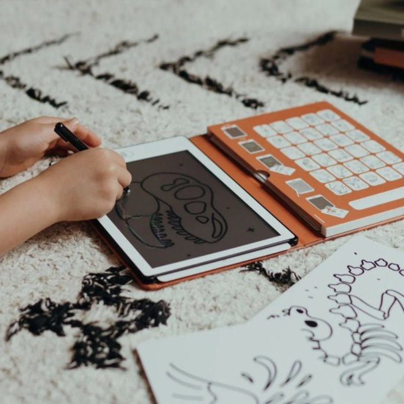 RECAMBIOS TABLETA DIGITAL DE DIBUJO INFANTIL ·DINOSAURIOS Y GALAXIA· - Happy Moments Baby