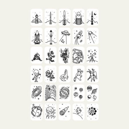 RECAMBIOS TABLETA DIGITAL DE DIBUJO INFANTIL ·DINOSAURIOS Y GALAXIA· - Happy Moments Baby
