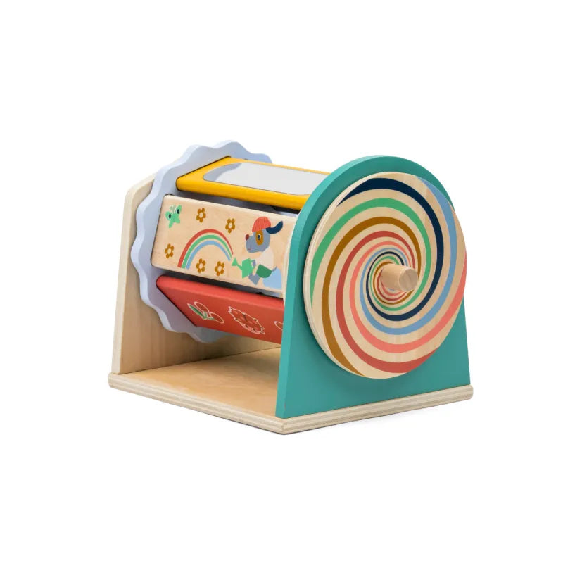 Parte posterior de Tournicolor con espiral y espejo — Lilliputiens