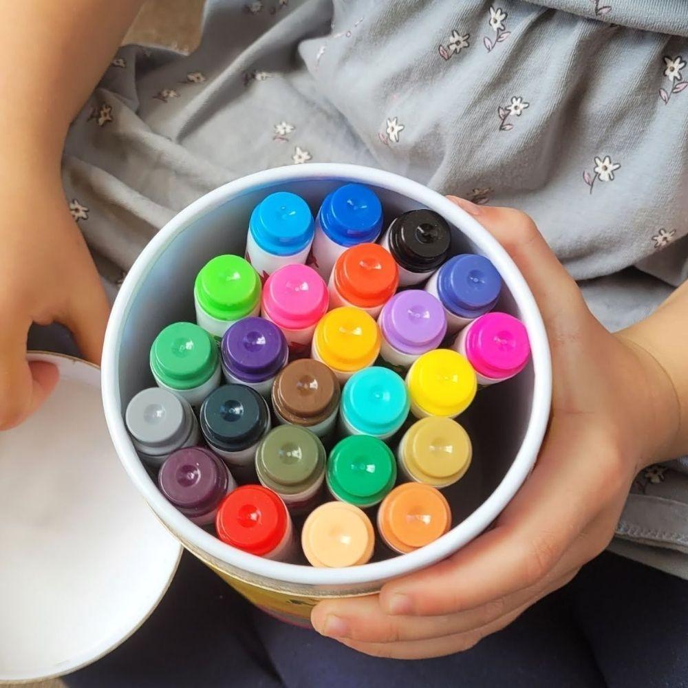 ROTULADORES LAVABLES JARMELO ·24 UNIDADES· - Happy Moments Baby