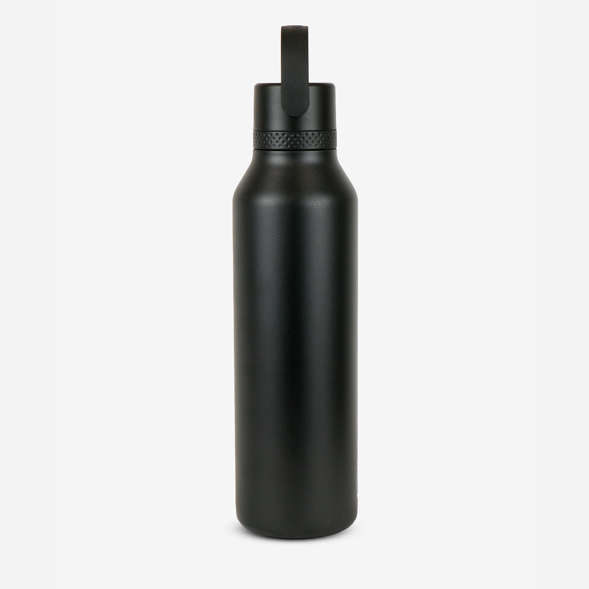 Vista posterior de la botella Runbott Mii 750 ml negra