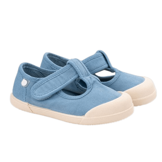 SANDALIAS RESPETUOSAS IGOR ·LONA PEPITO JEANS· - Happy Moments Baby