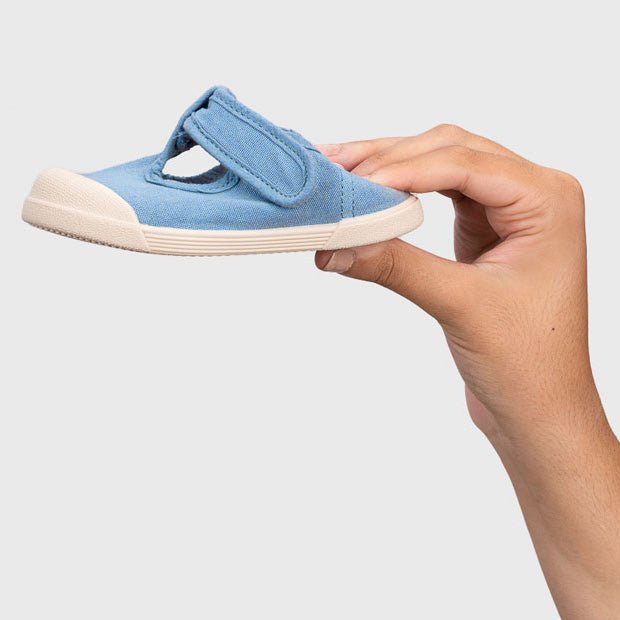 SANDALIAS RESPETUOSAS IGOR ·LONA PEPITO JEANS· - Happy Moments Baby
