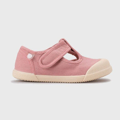SANDALIAS RESPETUOSAS IGOR ·LONA PEPITO ROSA· - Happy Moments Baby