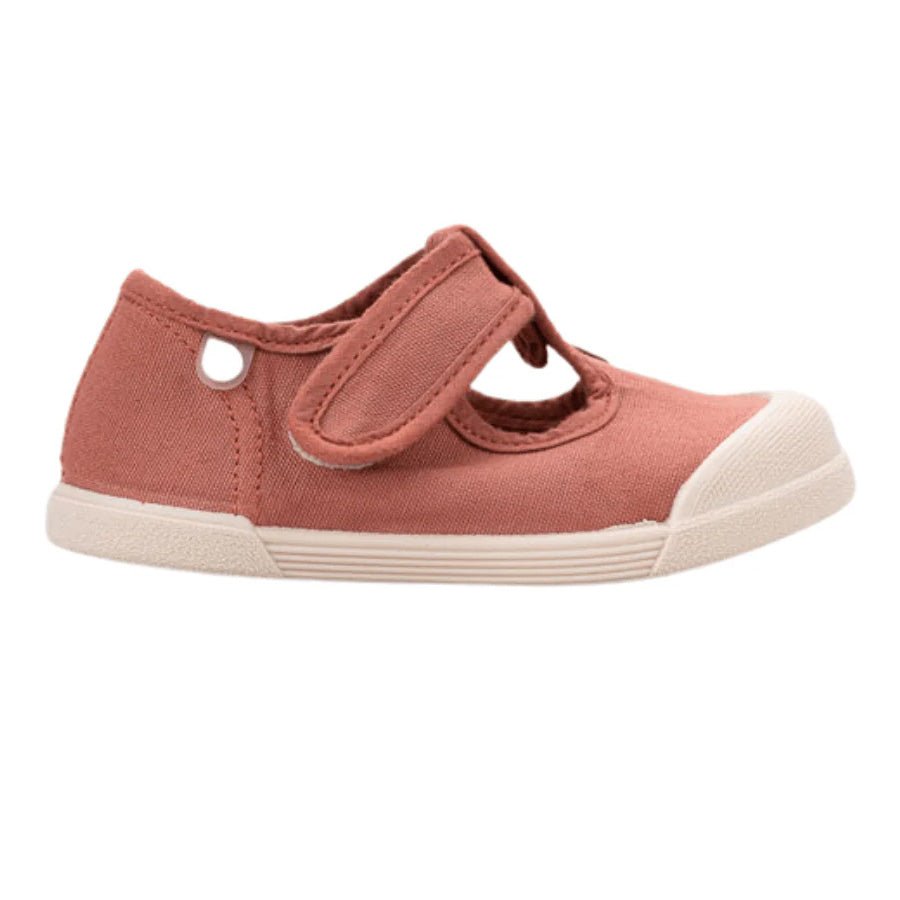 SANDALIAS RESPETUOSAS IGOR ·LONA PEPITO TERRACOTA· - Happy Moments Baby