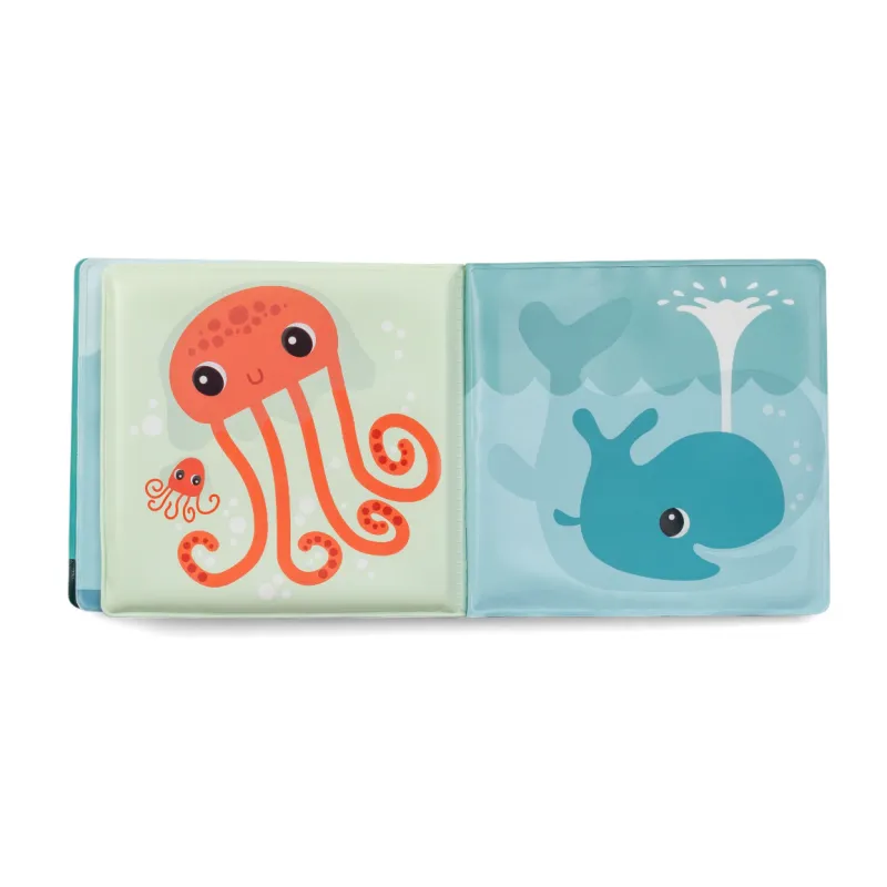 Libro de baño Jungla antes de mojar sus ilustraciones — Lilliputiens
