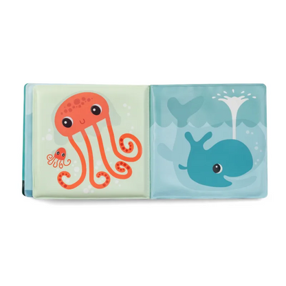 Libro de baño Jungla antes de mojar sus ilustraciones — Lilliputiens